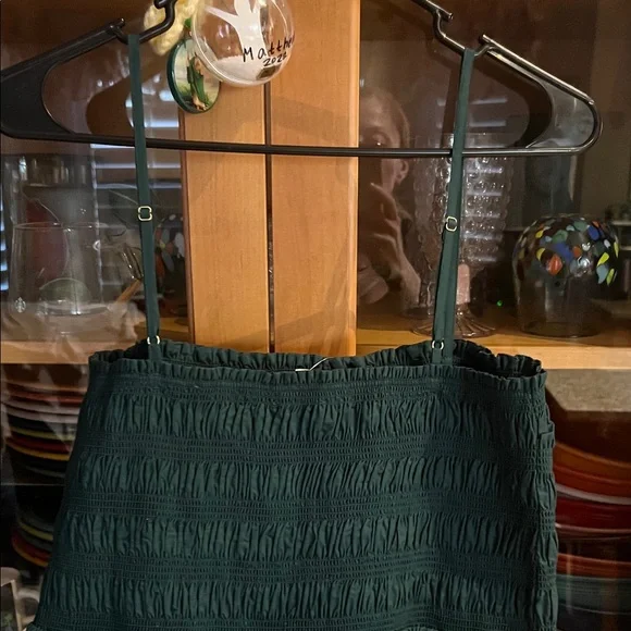 LOFT Dark Green Maxi Skirt - Picture 7 of 9